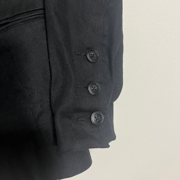 NWT Evereve Brandi Blazer Jacket. Black linen blend. Womens XS. - Picture 6 of 14